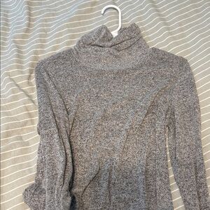 Old Navy Heather Gray Turtleneck Sweater